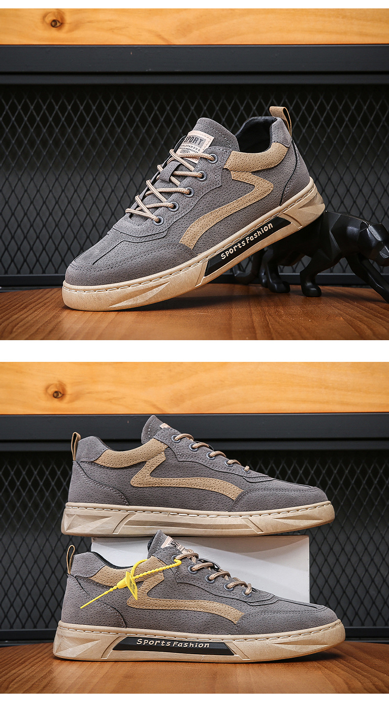 新款工装鞋男2022新款秋冬时尚休闲运动男士板鞋百搭劳保鞋YF902详情25