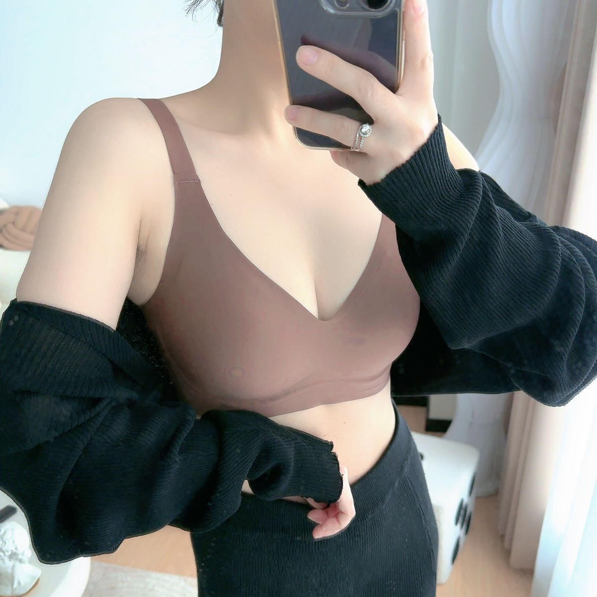 法式果冻棉无痕文胸聚拢舒适软支撑薄款无钢圈固定杯内衣女小胸详情22