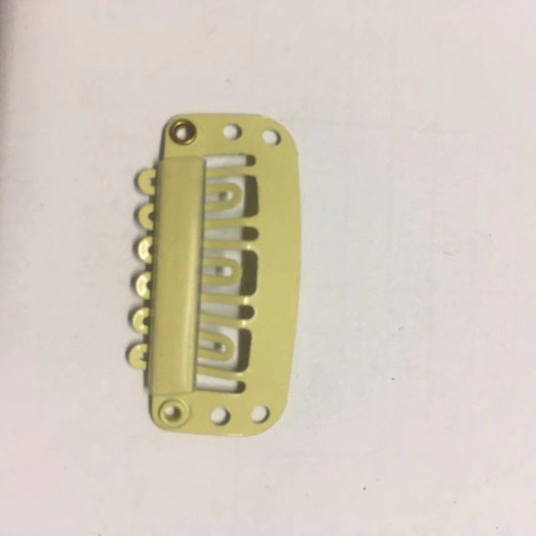 Hair extension clips, wig clips, elastic invisible clips 3.2CM, 6 teeth [Mingli Accessories] Factory direct sales pic 9
