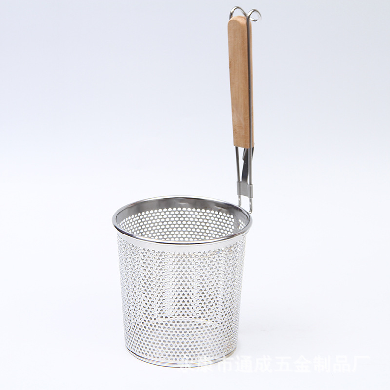 Factory direct sales of new stainless steel perforated steel plate, Fenli Spicy Hot pot rice noodles, scooping spoon for cooking and scooping noodles pic 4