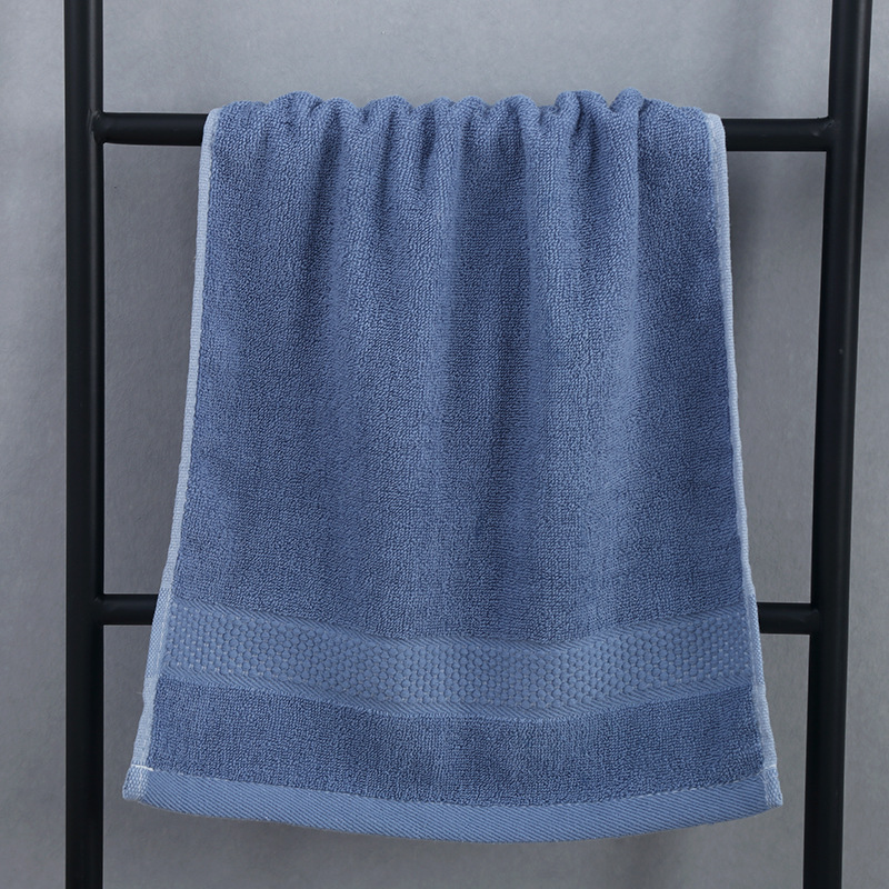 成人家用柔软吸水110克32股面巾绣字礼品可logo可定单色送礼毛巾详情6