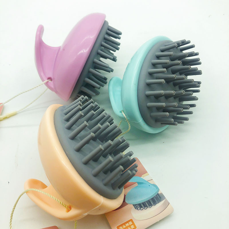 Silicone hair washing comb, scalp massage comb, head cleaning, hair combing comb, hair anti-itch scratching device pic 1