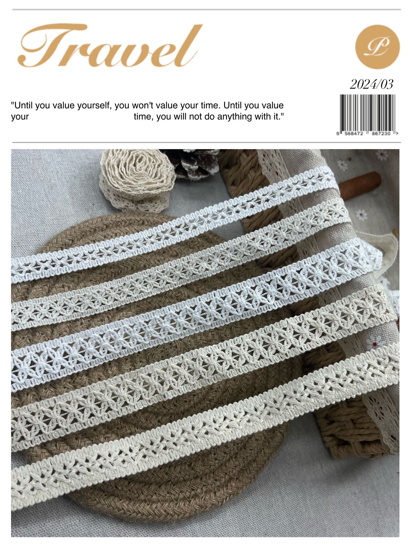 Wholesale of lace cotton thread, Pingyang lace woven clothing accessories, cotton thread, lace accessories, clothing lace pic 3