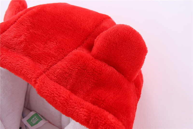 Baby one-piece suit thickened autumn and winter outfits 0 baby clothes for boys and girls 1 newborn autumn clothes winter cotton-padded clothes crawling clothes pic 11