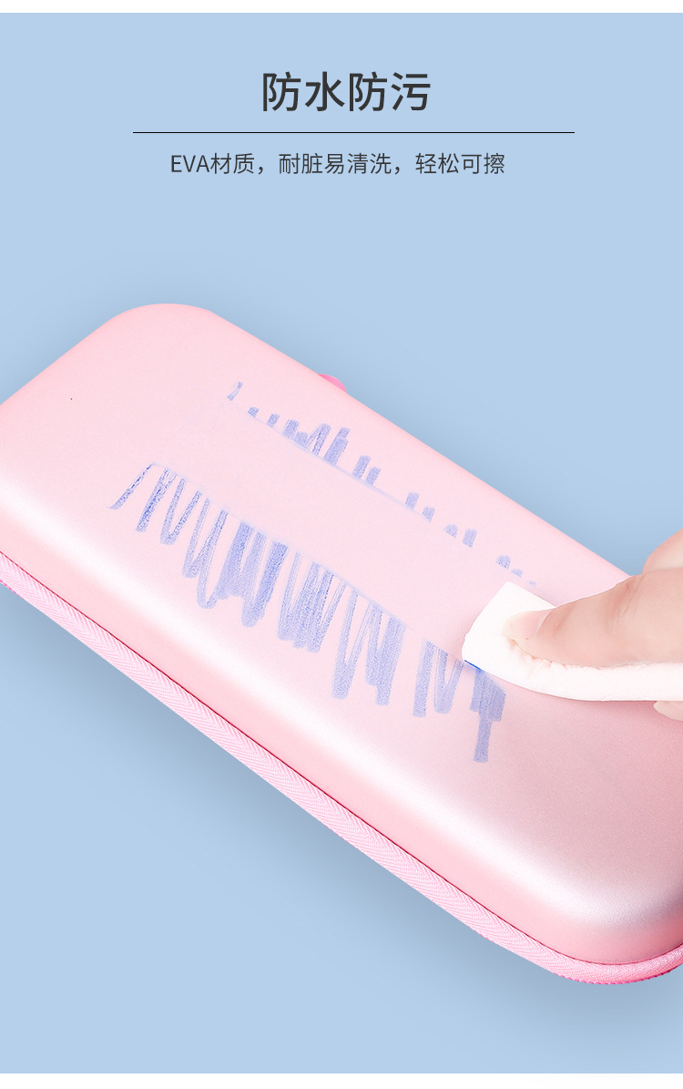 Self-owned brand cartoon EVA large-capacity 3D hard shell pen cases for children and primary school students, simple and niche hand-held stationery boxes and pencil cases wholesale pic 6