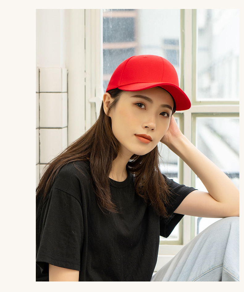 Customized logo wholesale of pure cotton baseball caps for women in spring and summer, custom-made embroidered baseball caps for men in small quantities pic 18