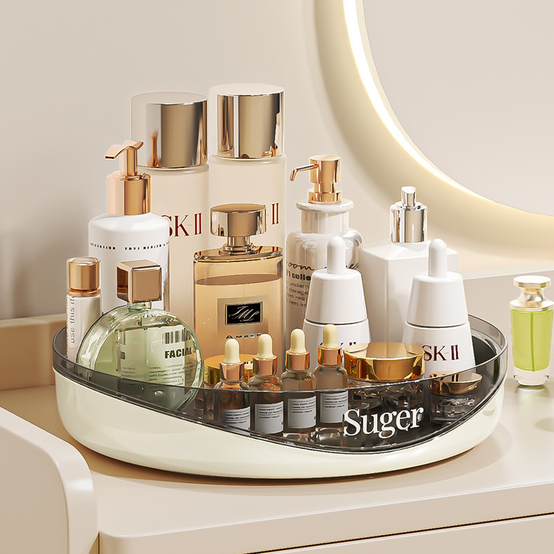 Multi-functional condiment, snack and cosmetic storage rack, household rotating storage rack pic 1