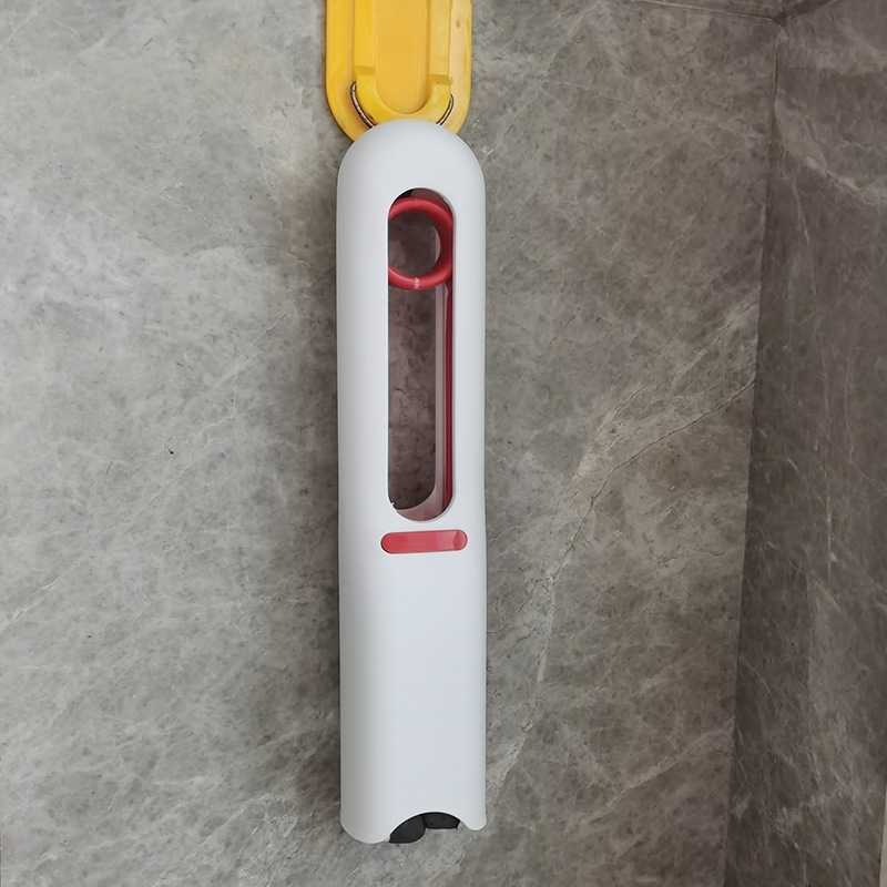 Holding a mini mop pic 4
