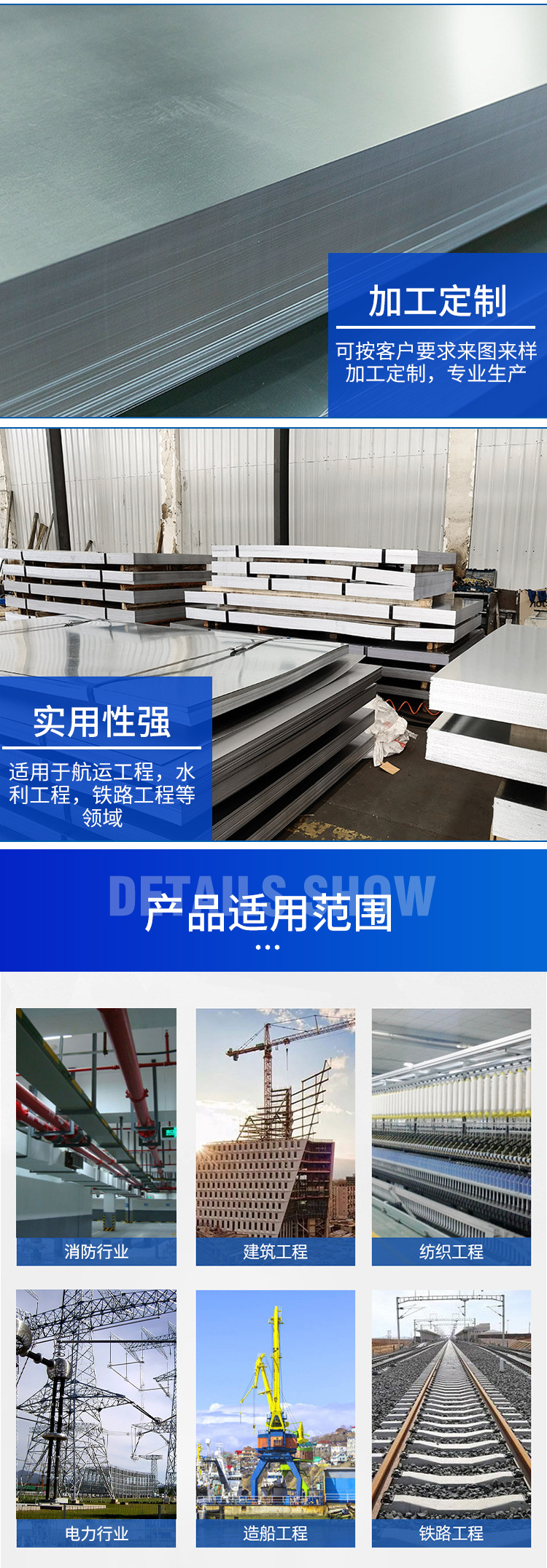 In stock: 0.5MM galvanized sheet with or without patterns, hot-dip galvanized steel sheet, high zinc coating galvanized coil, galvanized iron sheet open flat plate pic 5