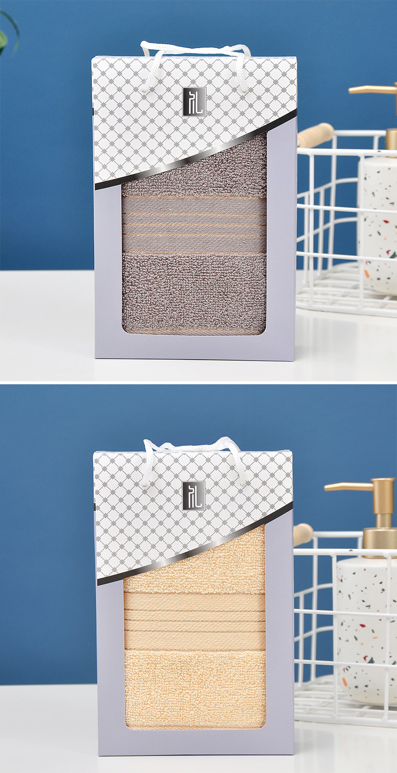 Pure cotton towel gift box, single piece thickened absorbent, opening event group purchase gift towel wholesale pic 6