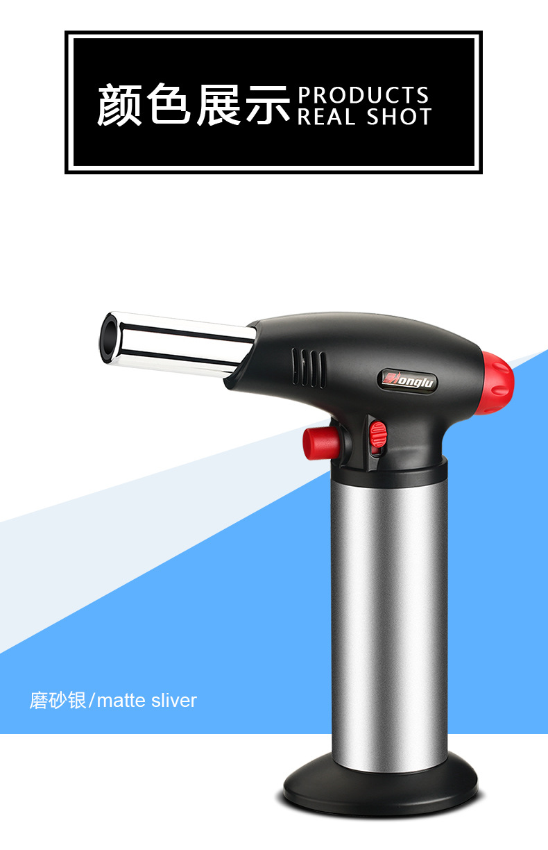 Portable high-temperature spray gun, a perfect outdoor camping and barbecue tool with adjustable firepower in all directions pic 14