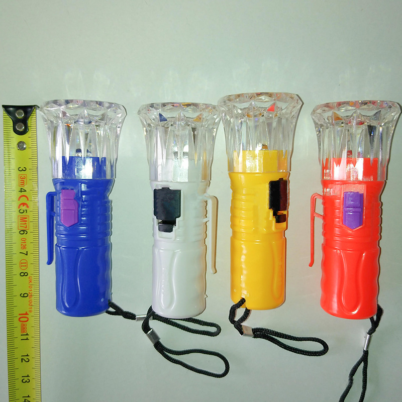 1 yuan, 2 yuan, large hand lamp, plastic flashlight, electronic flashlight, portable night light pic 2