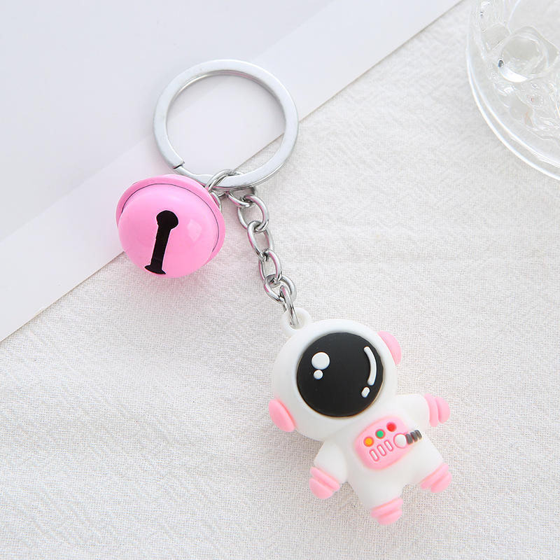 Three-dimensional astronaut keychain, cartoon astronaut pendant, popular key chain, circle promotion, small gift, doll pendant pic 8