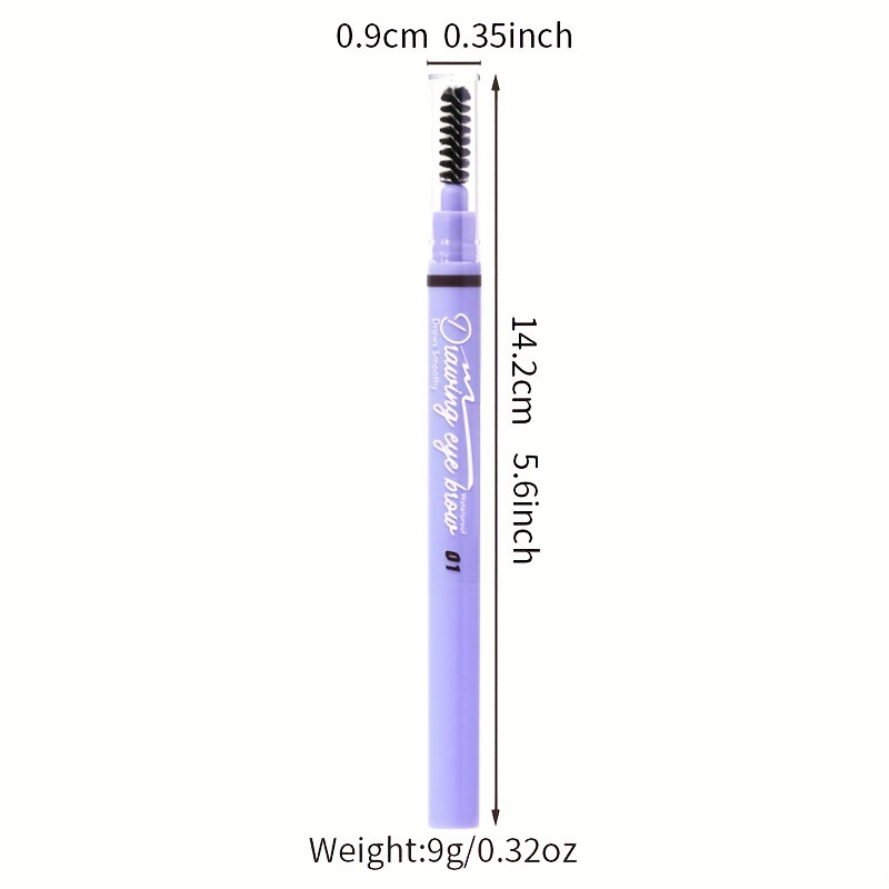 （展示盒）USHAS欧美跨境二合一功能，专业化妆微眉笔详情8