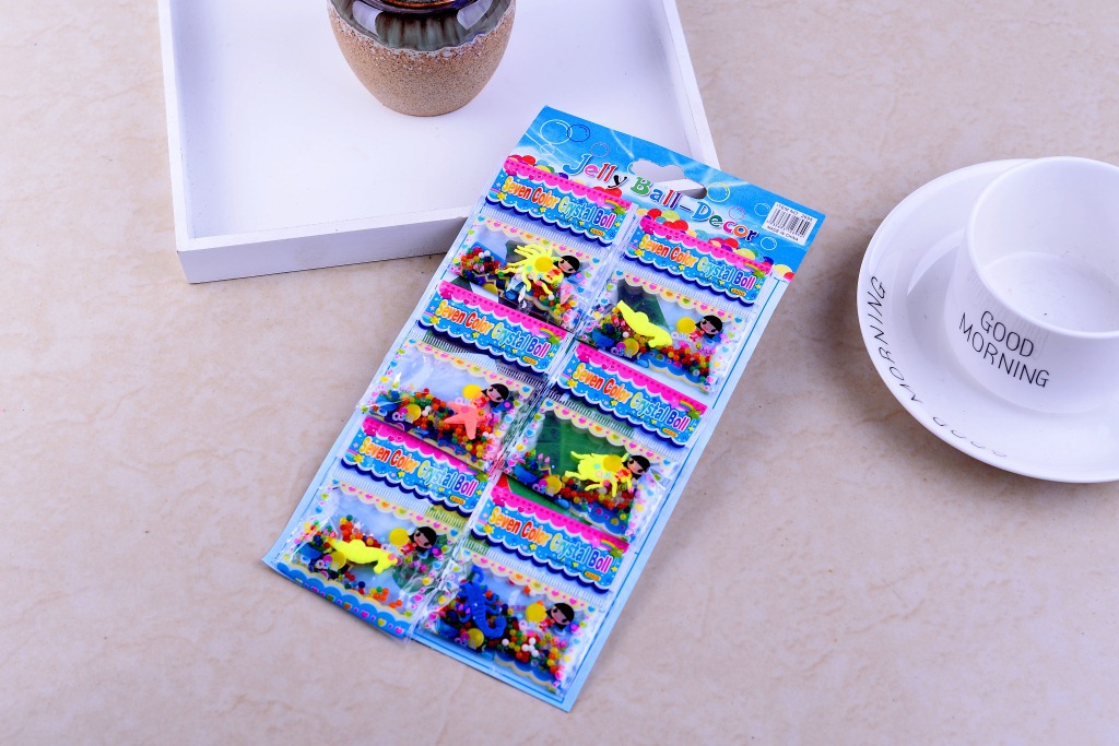 鼎浩 文创实体 膨胀吸水珠 泡水变大动物 水宝宝玩具海洋动物 6包/卡 详情2