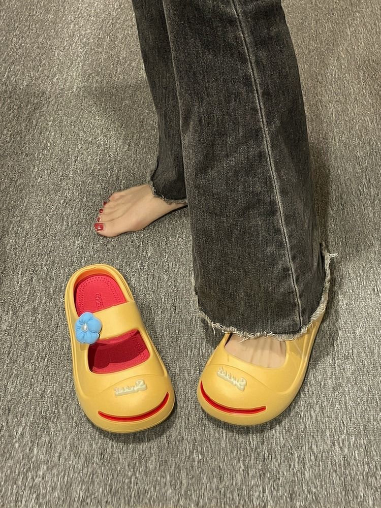 开口笑半包半拖鞋女士2023夏季新款时尚百搭可爱学生厚底凉拖鞋女详情15