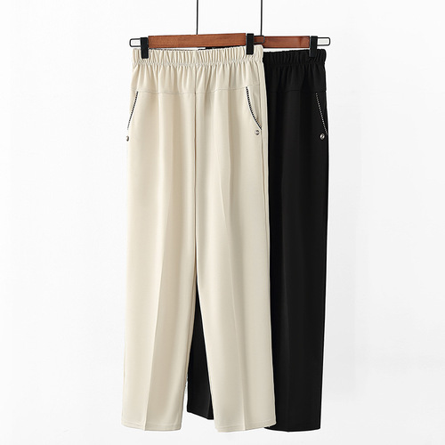 New fashionable chiffon short-sleeved T-shirt for middle-aged and elderly mothers in summer, elegant top for middle-aged women, and trendy floral mini shirt pic 40