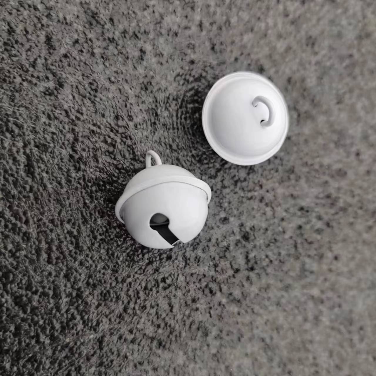 Factory wholesale of colorful one-character small bells, red Christmas cross bell pendants, decorative silver copper bells pic 34