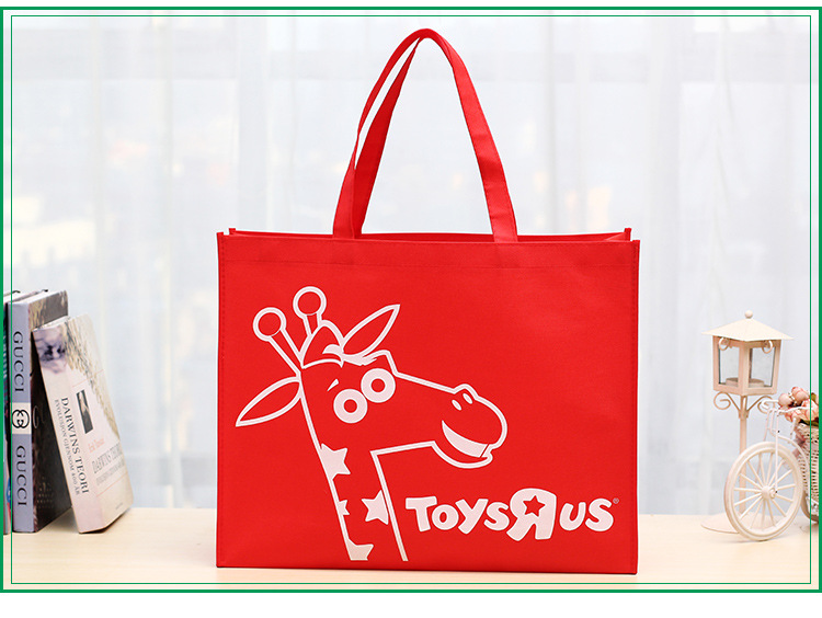 Factory wholesale foldable non-woven fabric handbags, logo printable advertising shopping promotion bags, gift non-woven fabric bags pic 9