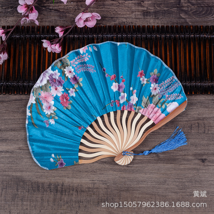 龙刀扇中国风女式扇子古典随身便携古风小折扇迷你日式和风折叠扇详情6