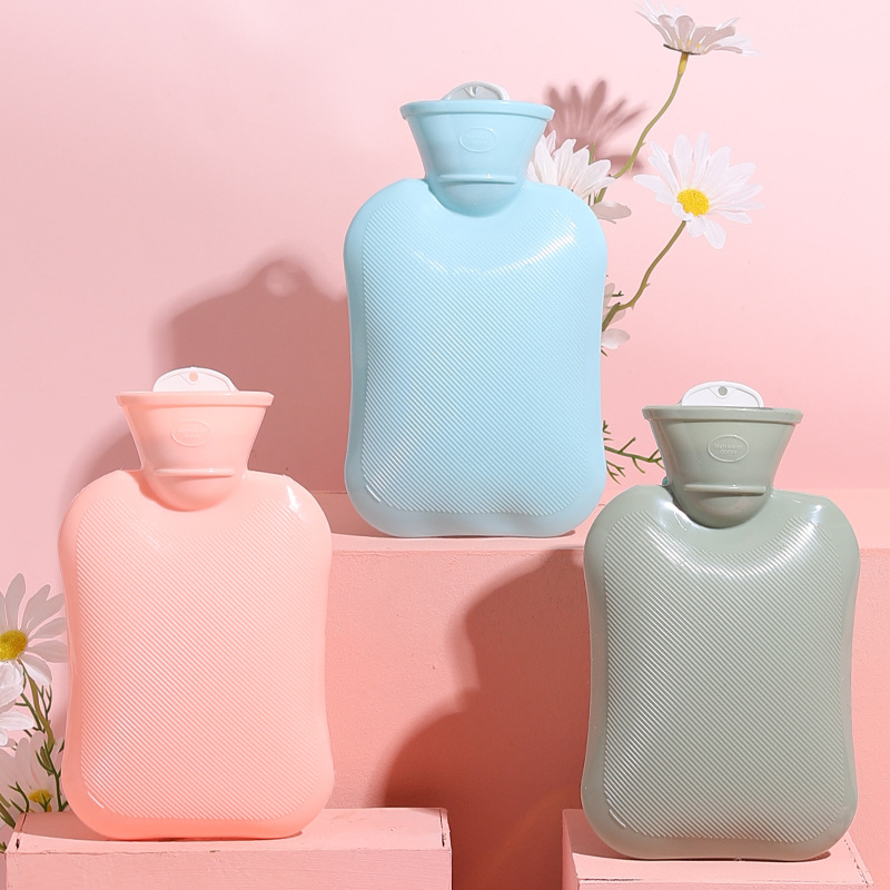 冬季新款注水热水袋高密度PVC学生简约暖水袋 可爱卡通便携暖手宝详情6