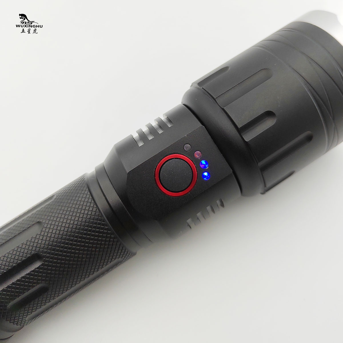 Cross-border bestseller: Aluminum alloy white laser long-range high-intensity flashlight, USB charging zoom ultra-bright outdoor flashlight pic 13