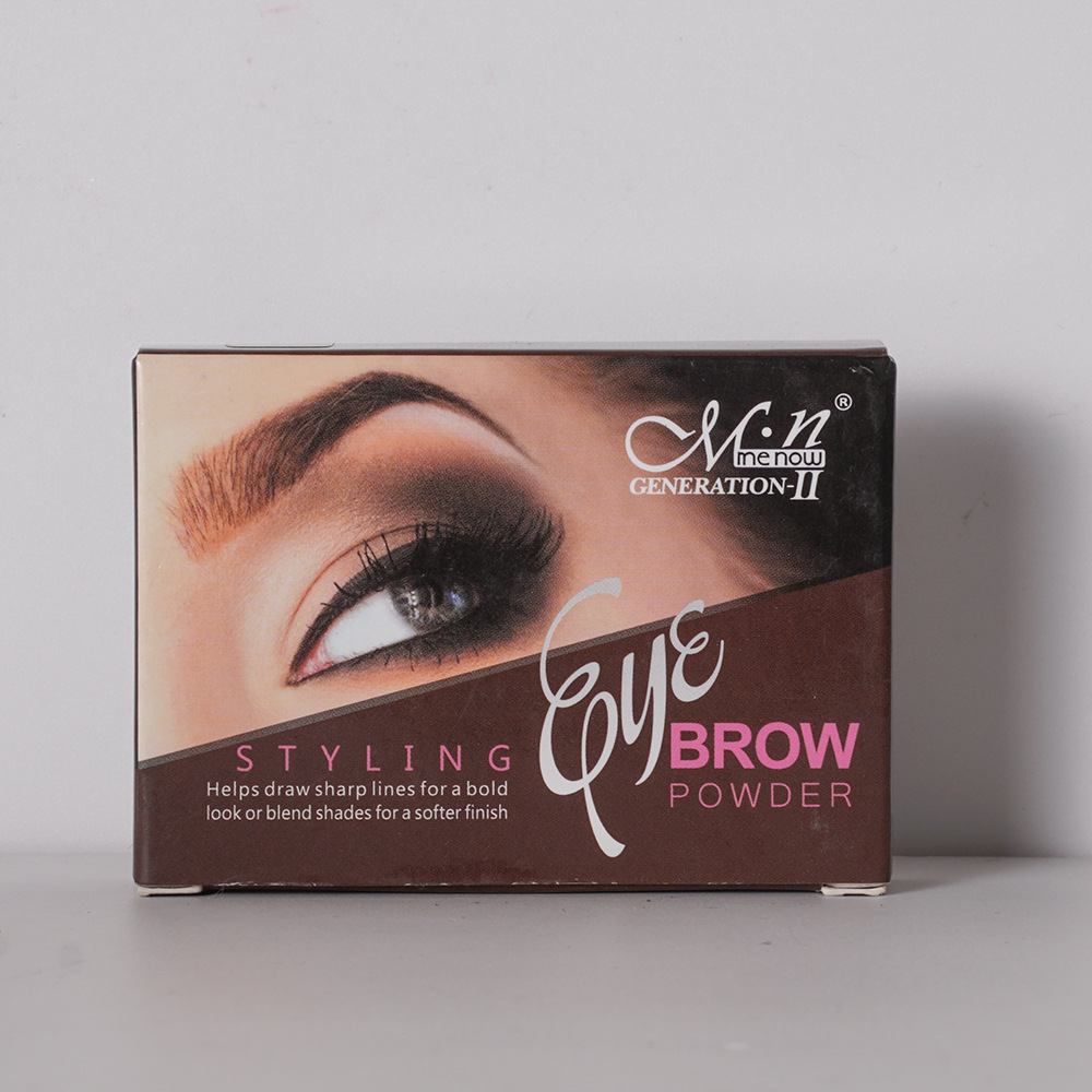 MENOW Two-color eyebrow Powder Mist Eyebrow Waterproof Shadow Three-dimensional Natural two-color easy contouring Product, a bestseller in foreign trade pic 16
