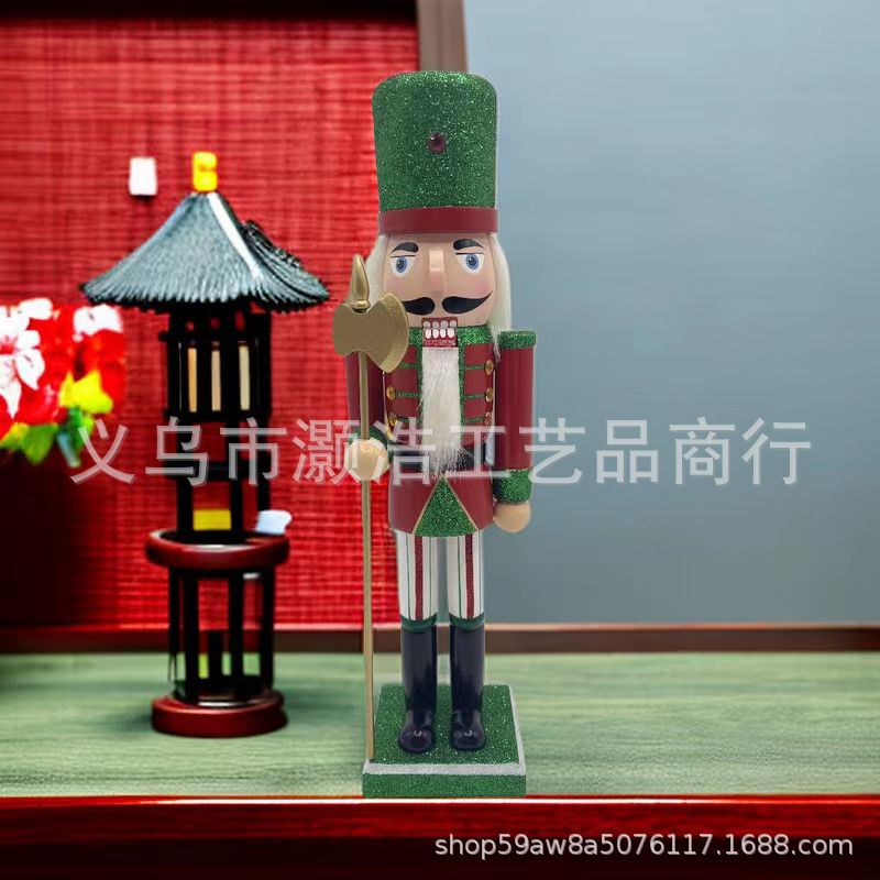 源头厂家供应圣诞节胡桃人美式仪仗队胡桃夹子木偶士兵工艺品摆件详情1
