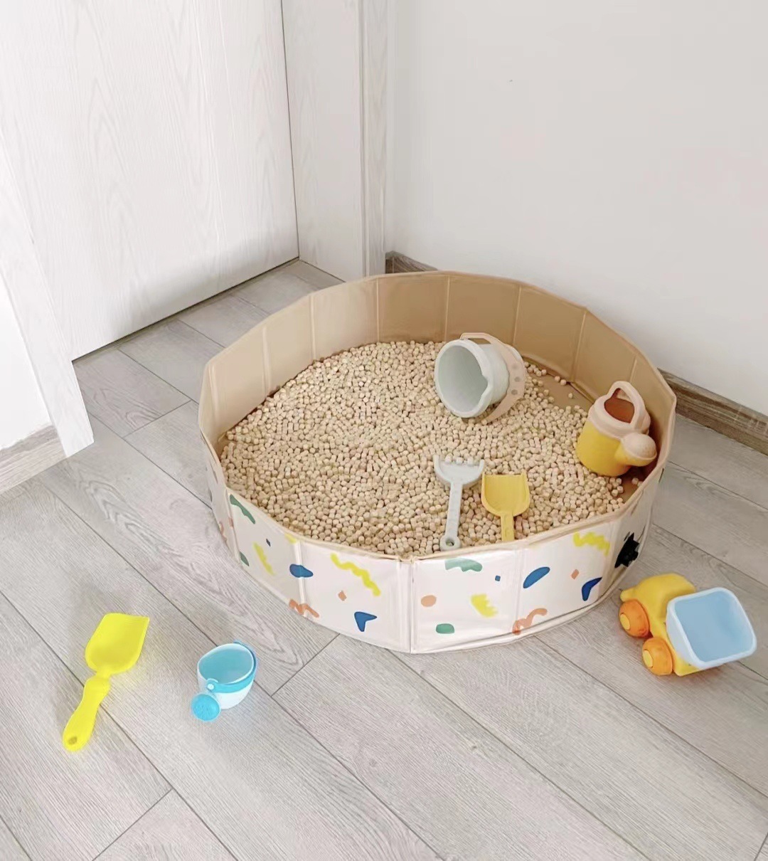 儿童玩具波波球池游戏围栏户外室内海洋球婴幼儿折叠戏水玩具池详情15