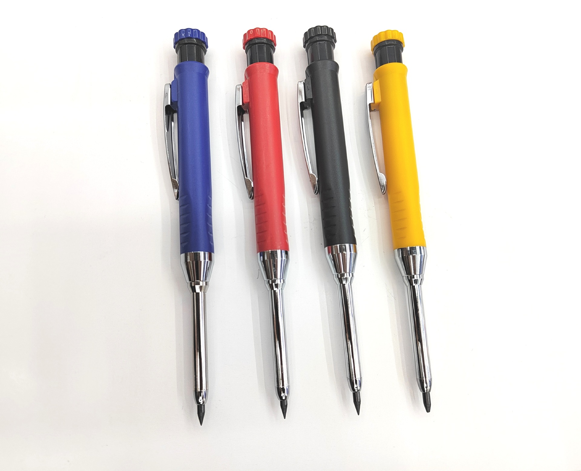 Cross-border deep hole woodworking pencil special marking and line drawing pen, 2.8mm engineering pen, 4-color pen barrel lead core pic 3