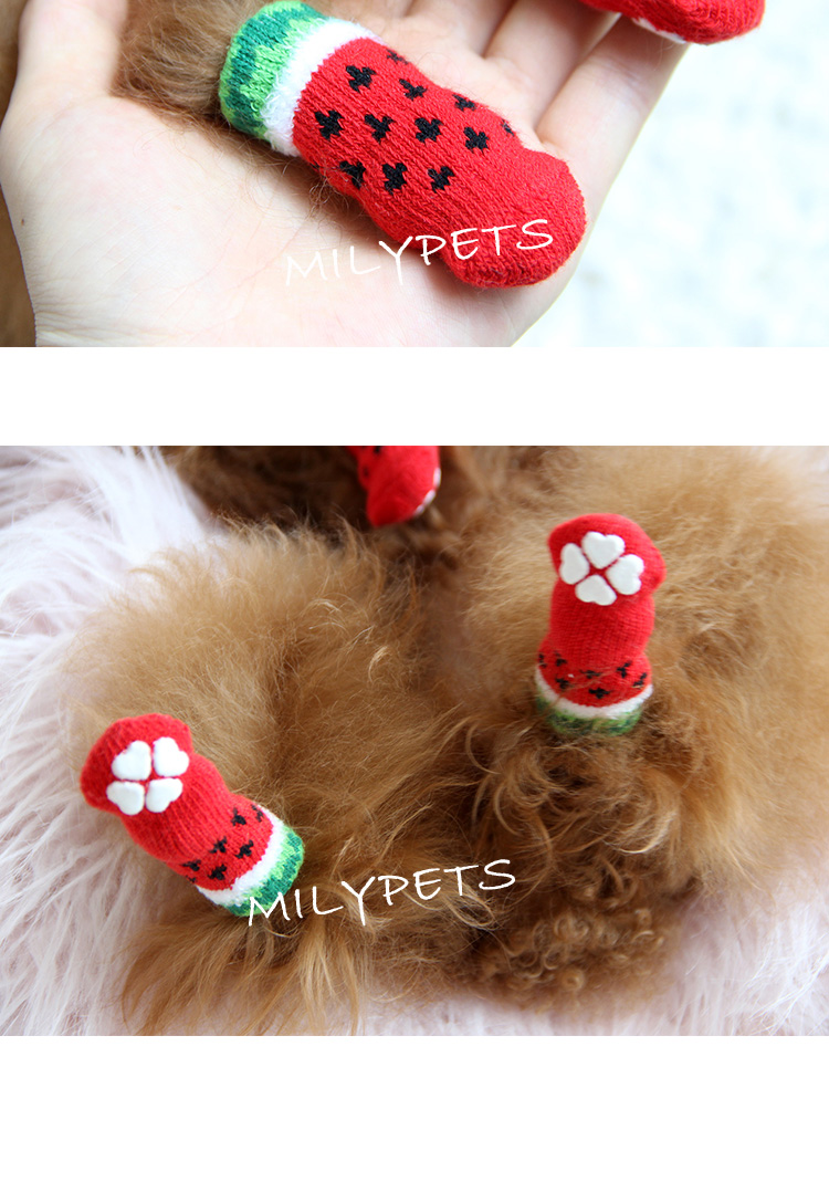 宠物狗狗袜子脚套防脏猫鞋猫咪袜子防抓小狗泰迪柯基法斗袜子室内详情15