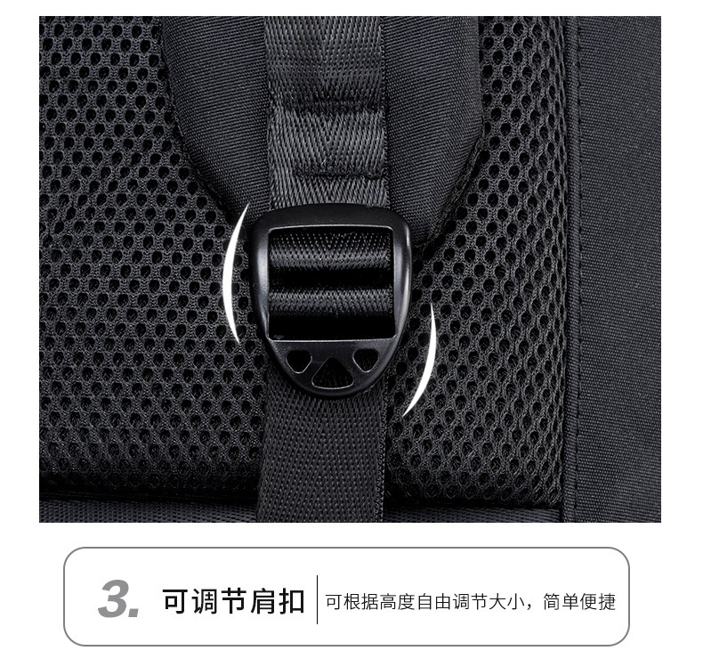 Customized large-capacity computer business backpacks with logo printing, corporate gifts, customer souvenirs, and employee benefits pic 21