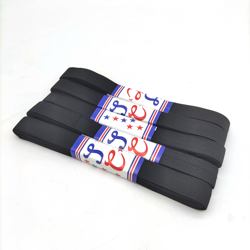 Wholesale of new household elastic bands in black and white with textile accessories and widened flat elastic bands pic 12