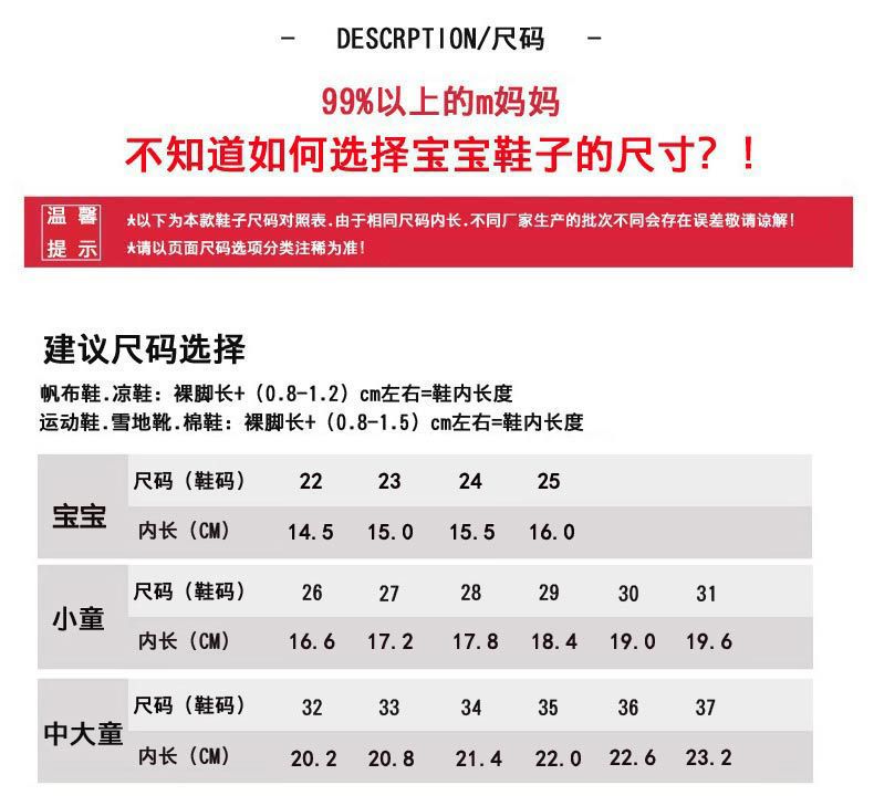 儿童包头凉鞋2022夏季新款女童软底防滑运动凉鞋中大童女孩小学生详情24