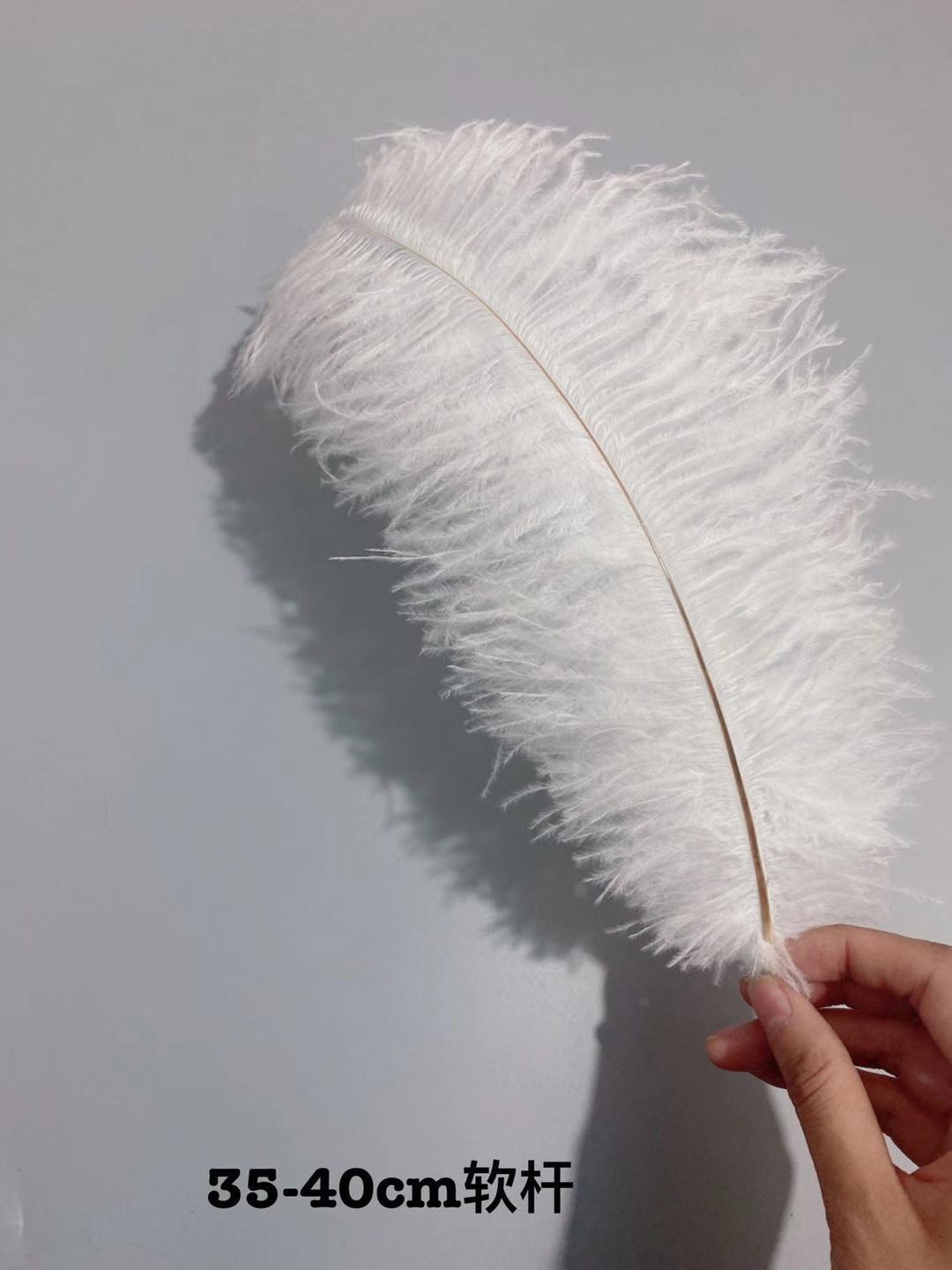Factory stock: 35-40 cm ostrich feathers for wedding decoration, home decoration, table lamp feathers pic 37