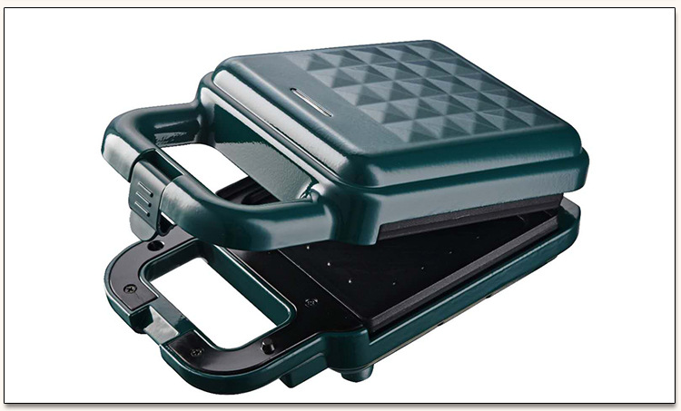 吐司三合一全自动不锈钢华夫多功能黑色小型早餐小三明治早餐机详情7