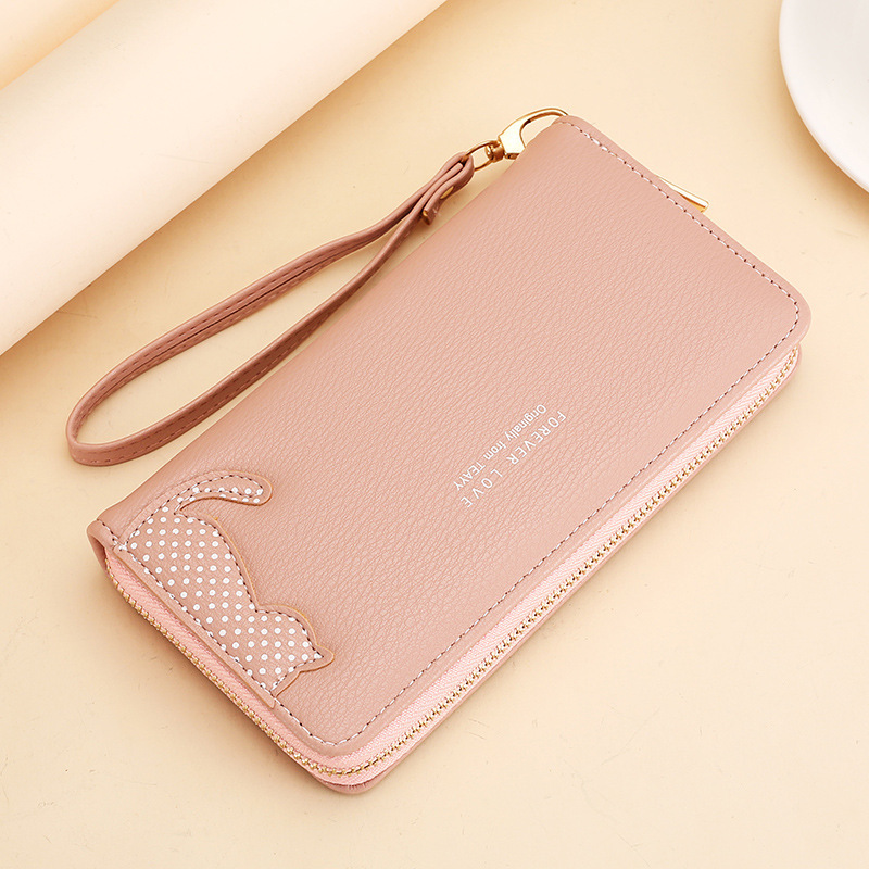 New fashionable zipper large-capacity wallet pic 5