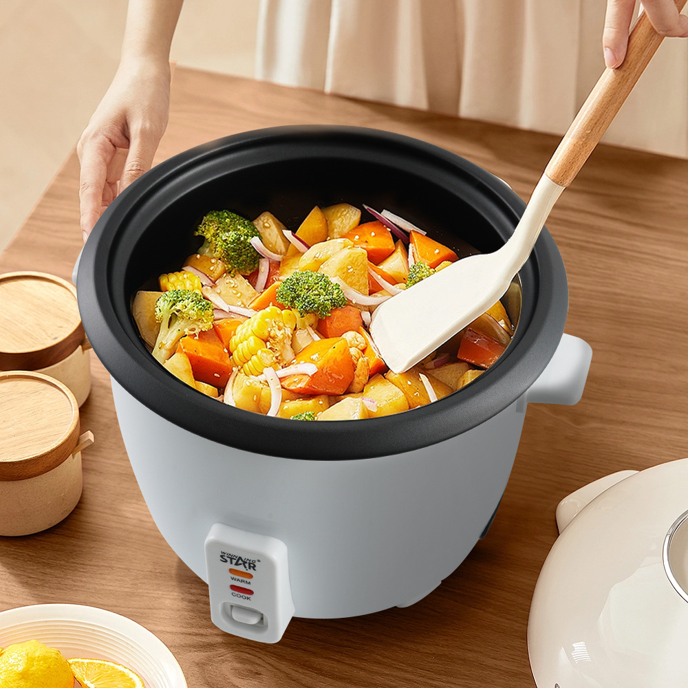 winning star Cross-border US standard 2.2L household 900W multi-functional rice cooker for cooking rice, stewing meat and making soup pic 2
