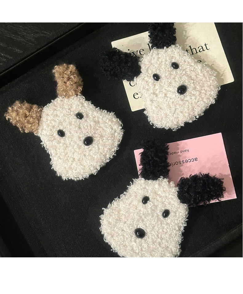 2023秋冬新款可爱小狗发夹趣味少女心刘海夹边夹BB夹碎发夹子发饰详情15