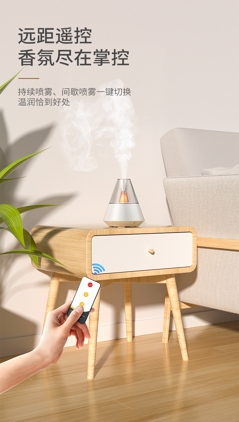 diffuser factory conical aroma diffuser humidifier, household small silent fog volume Humidifier pic 5