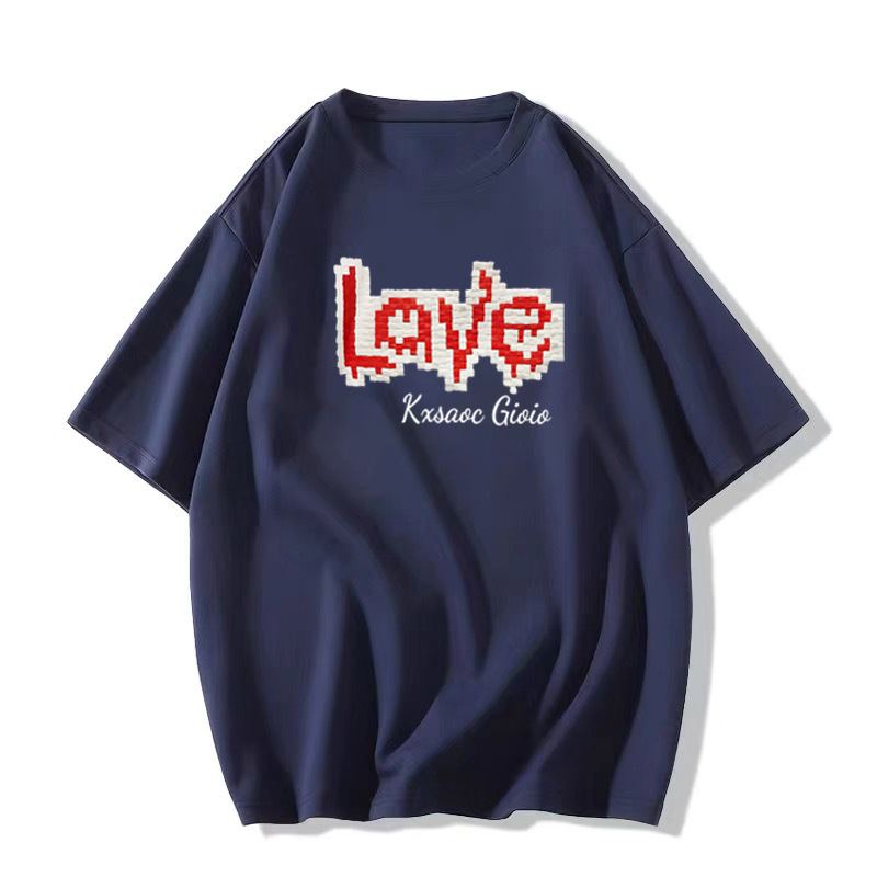 夏季纯棉短袖t恤女2025新款爆款美式设计感小众宽松显瘦半袖上衣详情16