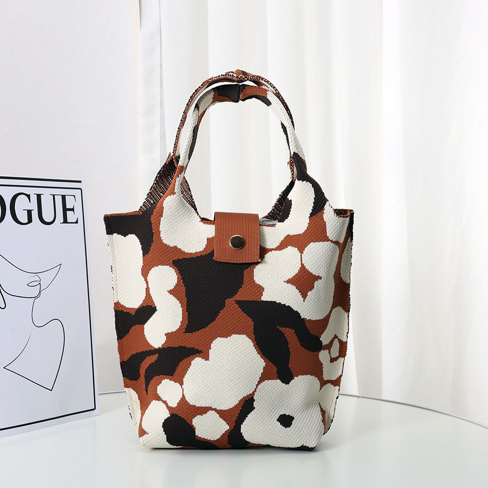 2024飞织包托特包韩版新款时尚手拎包大容量女学生休闲购物袋厂家详情4