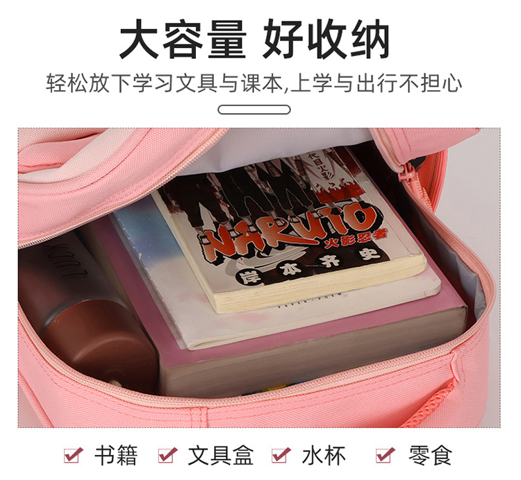 New color-matched cartoon backpack for middle and large classes of primary school students, as well as backpacks for boys and girls in preschool classes pic 10