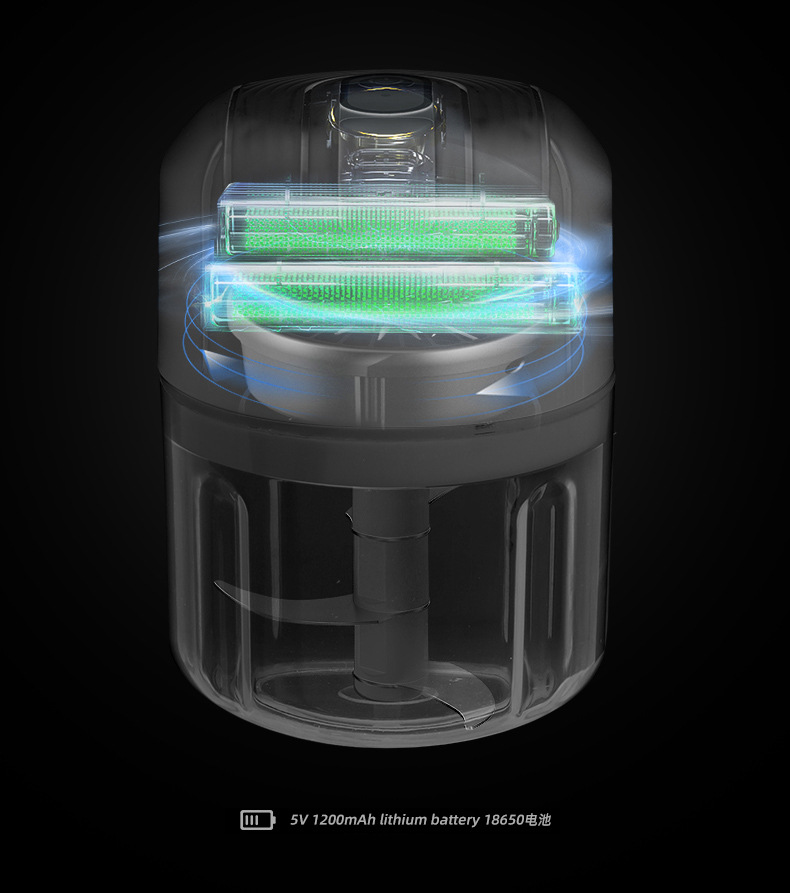 迷你无线电动捣蒜器多功能蒜泥器厨房神器捣蒜器家用搅蒜器辅食机详情13