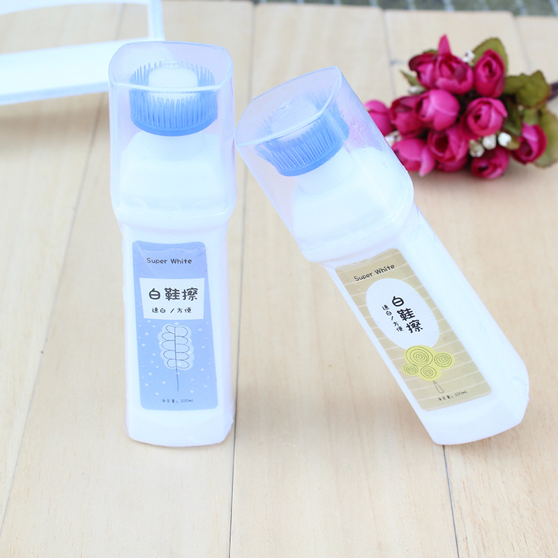 Xiaobai 2nd Generation White Shoe Cleaner for removing dirt and cleaning sports shoes, sponge shoe brush, 2 yuan pic 7