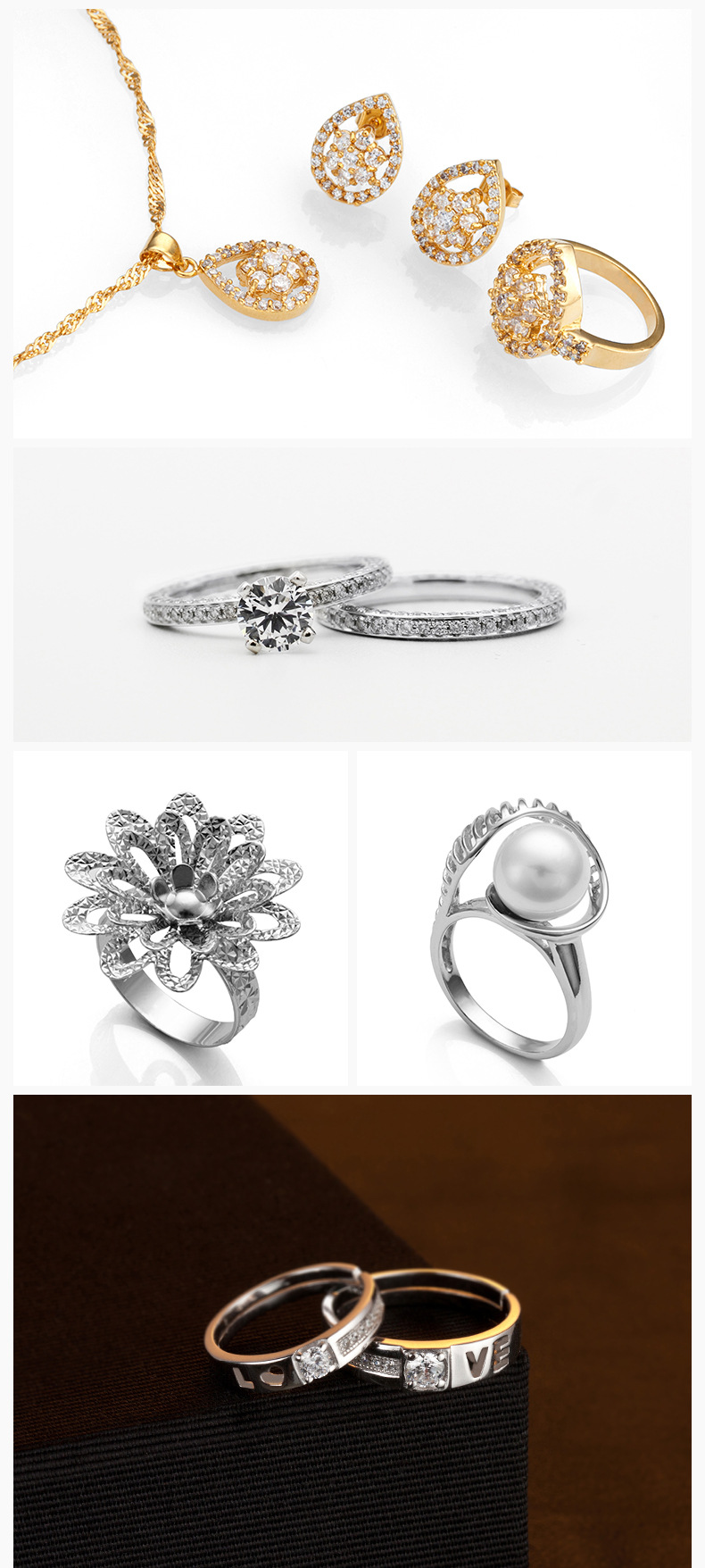 亚马逊电商手表首饰品项链耳环白底模特场景图片视频拍照摄影服务详情11