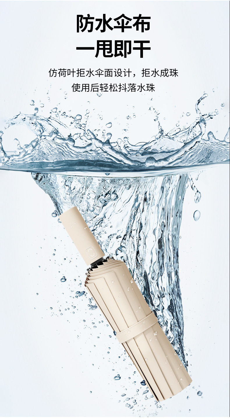 全自动雨伞折叠24骨双人伞超大遮阳防紫外线太阳伞大量批发广告伞详情5