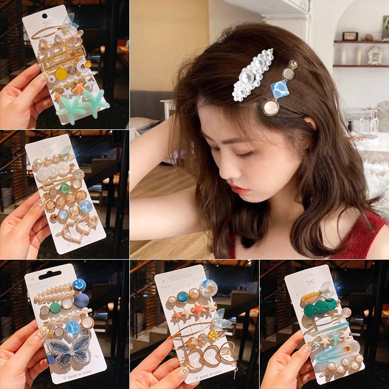 高级感发夹韩国网红ins简约侧边前额发卡一字夹少女刘海夹子头饰详情2