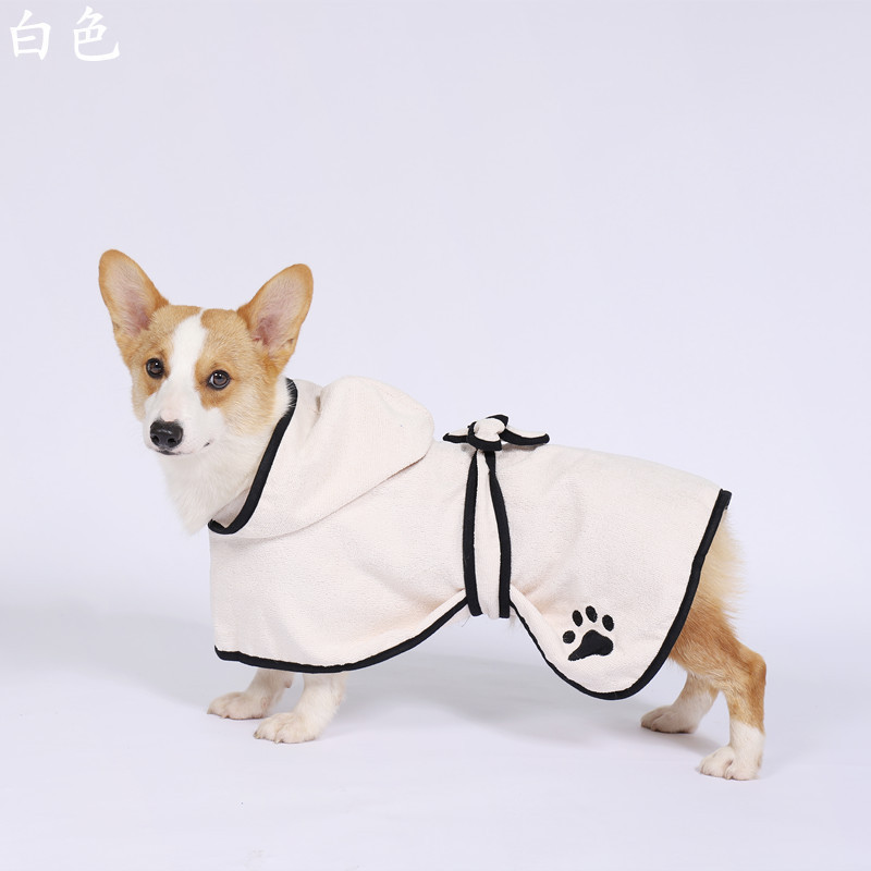 Pet bathrobes, highly absorbent dog towels, high-quality, soft and comfortable super fiber cat bath towels pic 6