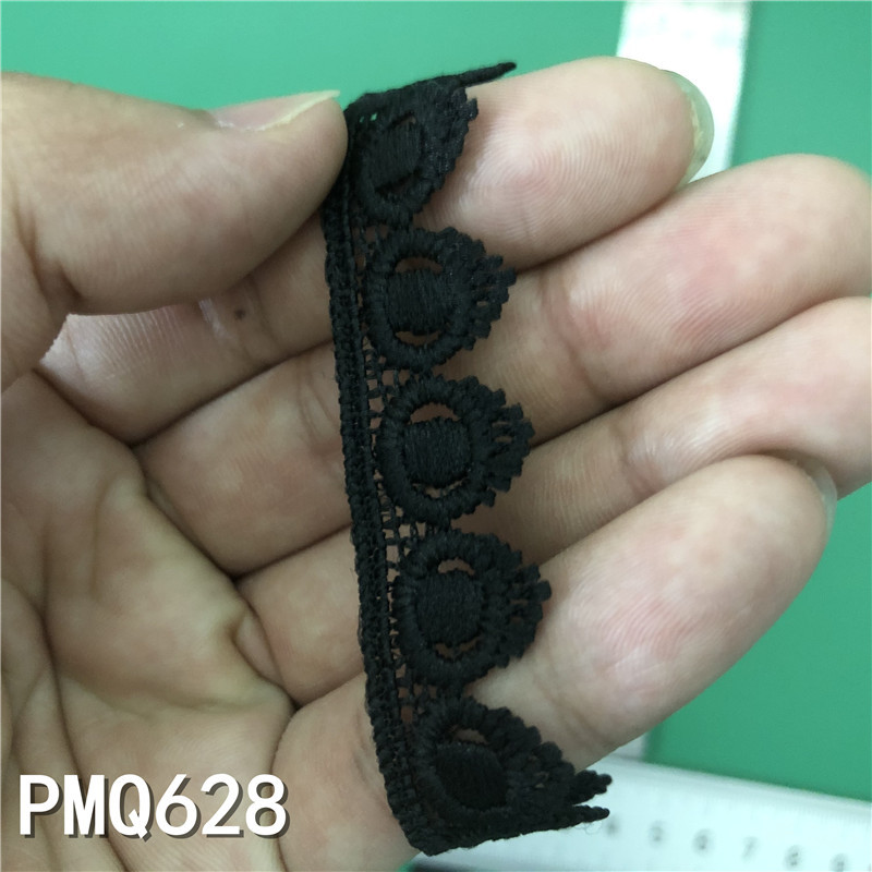 New Lolita embroidery water-soluble lace, milk silk single-sided small flower wave lace, lace with barcode pic 52
